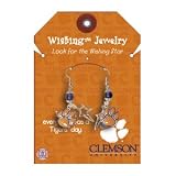 Clemson University Wishing Earrings
