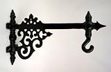 Black Cast 27cm Aluminium Hanging Basket Bracket