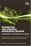 Universities and Strategic Knowledge Creation: Specialization and Performance in Europe (PRIME Series on Research and Innovation Policy in Europe)