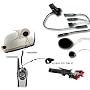 Motor Bike Helmet Speaker and Microphone System for PMR Radio (Full Face Helmets)