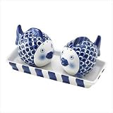 KISSING FISH SALT PEPPER SET