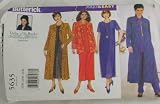 Butterick Women's Petite Jacket,duster,dress,top & Pants Plus sizes