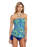 Maternal America Womens Maternity  Spaghetti 2 Piece Tankini