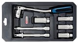 Produkt-Bild: KS Tools 918.0607 CHROMEplus Z&uuml;ndkerzen Service Satz 7-teilig; hochglanz verchromt 1 cm (0,375 Zoll)