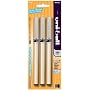uni-ball Deluxe Fine Point Roller Ball Pens, Black, 3 (60311PP)