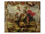 Achilles Defeating Hector, 1630-32 Art Giclee Poster Print by Peter Paul Rubens, 24x18