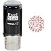 ExcelMark Round Teacher Stamp - Super - RED Ink