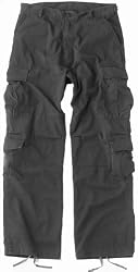 Black Vintage Paratrooper Fatigues
