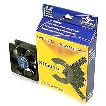 Vantec Stealth SF12025L 120x120x25mm Double Ball Bearing Silent Case Fan (Black)