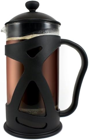 Kona French Press #1 Premium Coffee Maker & Tea Press~Thick Thermal Shock Resistant Glass~Easy Clean 3 Piece Stainless Steel Filter Parts~Best Espresso Maker Gift Perfect for All Coffee Lovers by Idylc Homes ✔Buy With Confidence 100% RISK FREE GUARANTEE