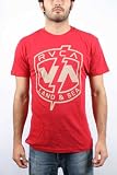 RVCA - Land & Sea Short Sleeve T-Shirt In Red Fade, Size: Large, Color: Red Fade