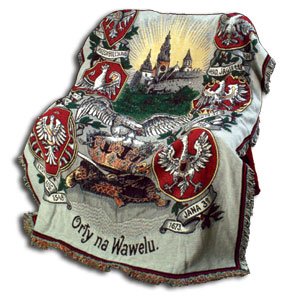 Tapestry Throw - Polish Eagles