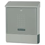 Produkt-Bild: Basi-Saturn 2170-0651 BK 500-Z Briefkasten 460 x 370 x 110 mm mit Zeitungsfach, silber