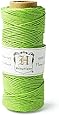 Hemptique HS20-LMGRN Hemp 20-Pound Cord Spool, Lime Green, 205-Feet