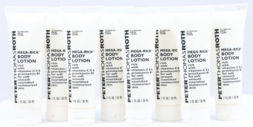 Peter Thomas Roth Mega-Rich Body Lotion Body Lotion 1.0oz/30ml (8 PACK) 8.0oz/240ml
