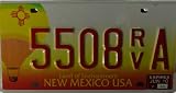 New Mexico USA Land of Enchantment RV License Plate