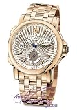 Ulysse Nardin GMT Big Date 42mm Mens' Automatic Watch 18K Rose Gold Silver Copper Dial 246-55-8/30