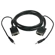 25FT HD15+3.5MM Monitor Cable