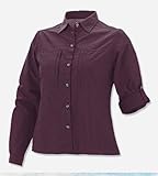 IMAGE OF ExOfficio Dryflylite Long Sleeve Shirt, Deep Grape, Medium