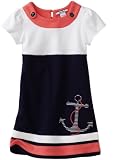 Hartstrings Girls 2-6X Toddler Short Sleeve Anchor Dress