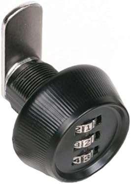 CCL Security Products39052 3-Dial Cam Lock, 1,000 Possible Combinations, 1-Pack, 15/16 Inch Length, Chrome