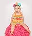 ANDI ROSE Baby Girl Lace Ruffle Rompers Dancewear Set Strap