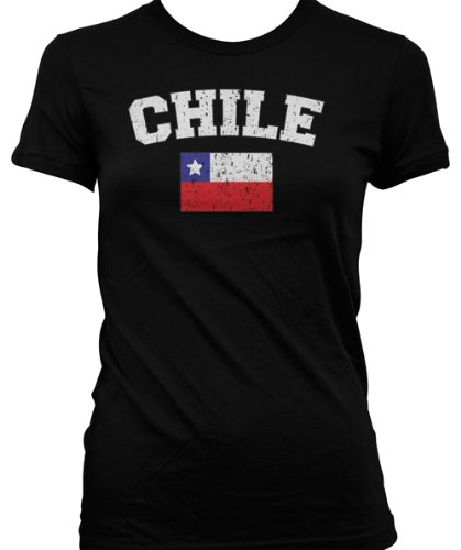 Chile Flag International Soccer Juniors T-shirt, Chilean Soccer Juniors T-shirt discount price