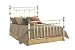 Fashion Bed Group Waldorf Queen Size Bed in Aged Brass Finish
