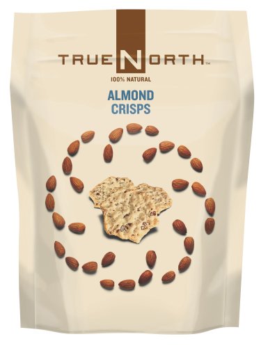 True North Almond Nut Crisps, 4.5-Ounce Bags (Pack of 8)