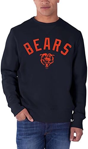 Chicago Bears - Logo Cross Check Premium Crew Neck Sweatshirt - Large