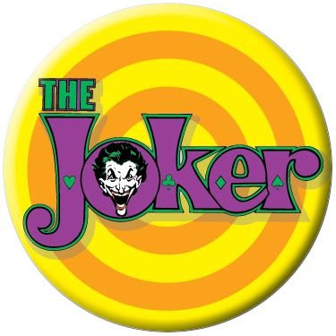  DC Comics The Joker Logo Button 81084 [Toy]