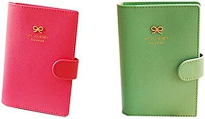 Darin Travel Journey Passport ID Card Holder Case Cover Purse and Passport case (Pack of 2 Crown Type)