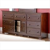 Atlantic Furniture 6976X Windsor Seven Drawer Dresser Finish: Light Cherry
