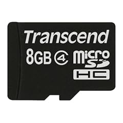 Transcend microSDHCカード 8GB Class4 変換アダプタ無し 永久保証 TS8GUSDC4
