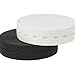 COTOWIN 1-Inch Buttonhole Elastic 10 Yards (5 Yards White,5 Yards Black)