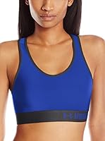 Under Armour Sujetador Deportivo Fitness Mid Bra (Azul / Negro)