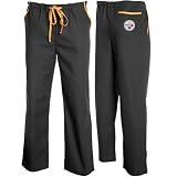 Pittsburgh Steelers NFL Licensed Scrub Pants Small (small)