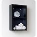 Bathroom Linen Side Cabinet with 2 Open Storage Areas Finish: Gray Oak