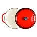 Lodge Logic EC6D43 Enameled Cast-Iron 6-Quart Dutch Oven, Island Spice Red