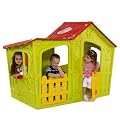 Keter Magic Villa Green And Red Plastic Playhouse