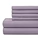 Southshore Fine Living, Inc. 6-Piece Microfiber Bed Sheets Set, 21-Inch Queen Deep Pocket Sheet Set, Premium Bedding, 1 Queen Size Fitted Sheet, 1 Flat Bedsheet, Lavender Pillow Cases, Lavender Sheets