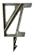 2x4basics 90168 Dekmate Bench Bracket, Sand - 2 Pack