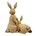 Jim Shore Heartwood Creek Honey Bunnies-Two Bunnies with Flowers Figurine