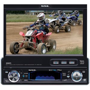 SOUNDSTORM SD990TS 7-Inch TFT Touchscreen Motorized Flip-Out In-Dash DVD Receiver