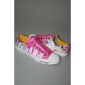 Ed Hardy Lowrise Patent Pink Sneakers 19SLR401W