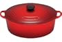 Le Creuset Enameled Cast-Iron 6-3/4-Quart Oval French Oven, Red