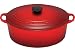 Le Creuset Enameled Cast-Iron 6-3/4-Quart Oval French Oven, Red
