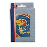 Kansas Jayhawks Playing Cards White