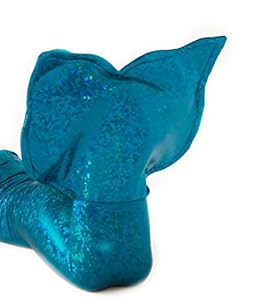 Sparkly Mermaid Tail By Applejack Apparel (Small 2T-4T, Blue)