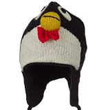 Adult Animal Wool Ski Beanie - Penguin W31S24F